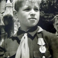 Костя Кравчук был награжден орденом Красного Знамени за спасение знамен. 1944 год