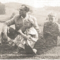 Певец Георг Отс со своими детьми от второго брака.