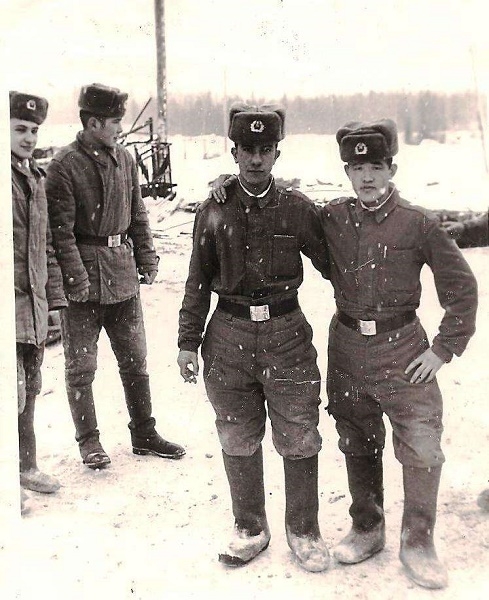 Фото: Солдаты стройбата СССР