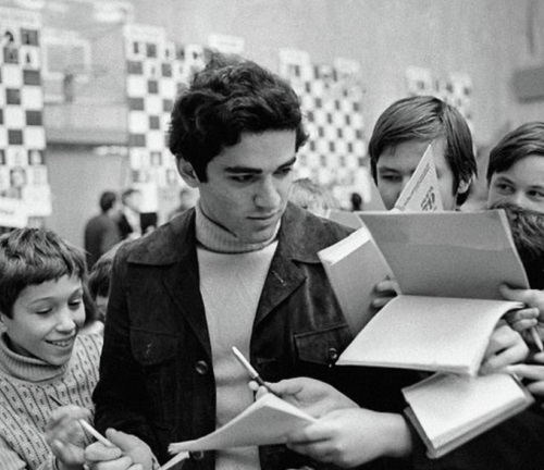 Фото: Мастер спорта по шахматам Гарри Каспаров, 1979 год