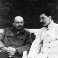 Ленин  и Сталин в Горках