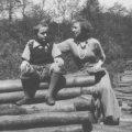 Марина Цветаева с любимым сыном Георгием, 1935 год