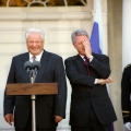 В годы президентства Борис Ельцин подвергался критике, в основном связанной с общими негативными тенденциями развития страны в 1990-е годы
