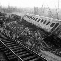 Место техногенной железнодорожной катастрофы под Уфой. 1989 год