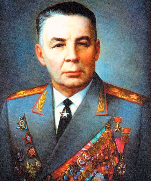 Фото: Портрет выдающегося командующего ВДВ генерала Василия Маргелова, 1978 год