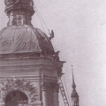 Маскировка Петропавловского собора во время блокады Ленинграда, 1941 год