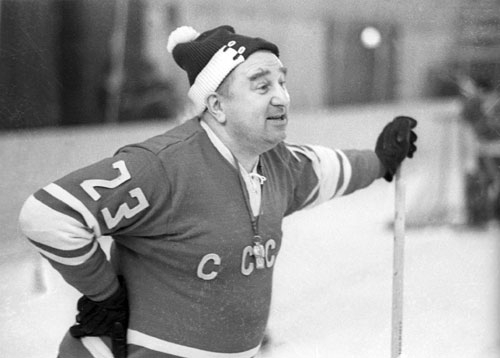 Фото: Тренер Сборной СССР по хоккею Анатолий Тарасова