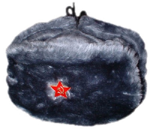 Фото: Армейская шапка из искусственного меха. 