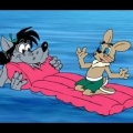 В мультфильме Ну, погоди - заяц  в вечной опасности. 1976 год