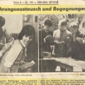 Газета, издаваемая в школе №1 при советском посольстве в ГДР, 1977 год