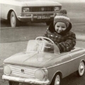 Детская копия машины Москвич, 1975 год