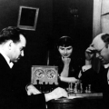 Шахматный матч между Ойстрахом и Прокофьевым. Выиграл Ойстрах