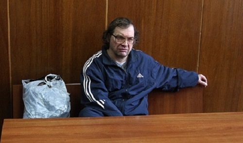 Фото: Сергей Мавроди  в зале суда, 2007 год