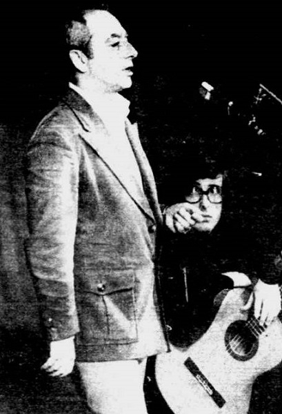 Фото: Александр Городницкий, бард, организатор Грушинского фестиваля, 1978 год