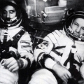 Космонавты Рукавишников и Иванов на борту Союз-33, 1979 год