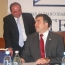 Михаил Саакашвили и его политический соратник Зураб Жвания, 2003 год