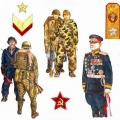 Советская униформа времен отечественной войны, 1941 год