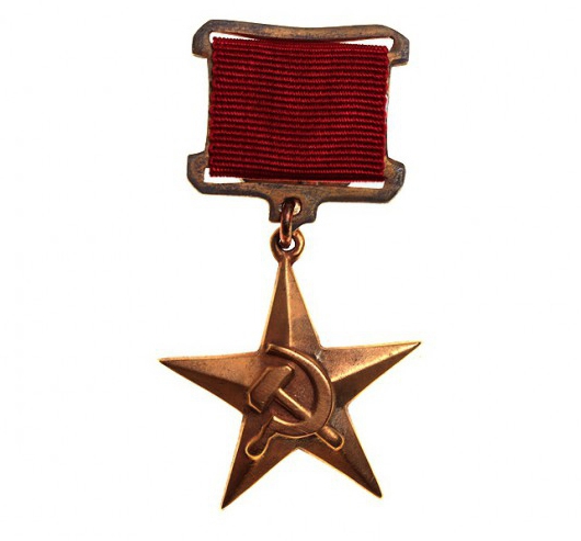 Фото: Медаль Серп и молот