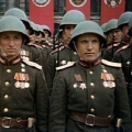 Бойцы Красной победоносной армии на Параде Победы в Москве, 1945 год
