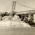Строительство Керченского моста  весной 1944 года