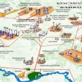 Космодром Байконур на карте
