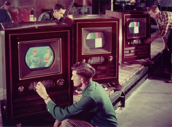 Фото: Начало эры цветного телевидения