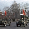 Военное оснащение парада 7ноября 1966 года. Москва.