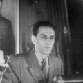 А. Я. Пельше-  советский политиеский деятель, 1950 год
