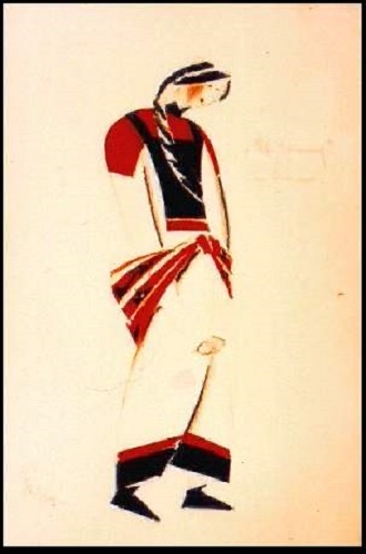Фото: Художник Владимир Татлин. Модель женской одежды, 1925 год