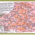 Карта действующих партизанских отрядов времен ВОВ