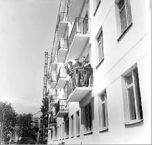 Фото: Новое жилье для советских граждан, 1956 год