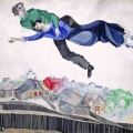 Над Витебском. Марк Шагал, 1923 год