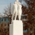 Памятник первому спутнику Земли в подмосковном Егорьевске