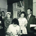 Наталья и Владимир Крачковские регистрируют брак, 1963 год