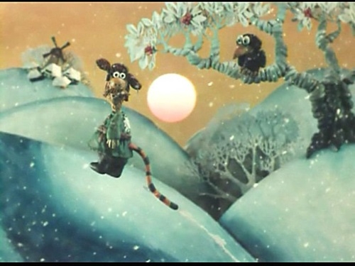 Фото: Пластилиновая анимация в советском мультфильме Падал прошлогодний снег