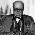 Уинстон Черчилль произносит Фултоновскую речь