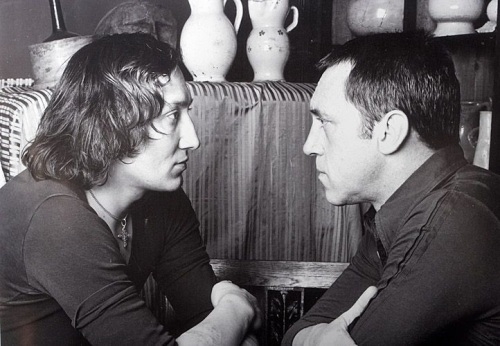 Фото: Михаил Шемякин и Владимир Высоцкий, 1974 год