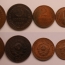 Советские медные монеты разных достоинств