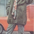 Модный фасон женской куртки из искусственного меха. СССР. 1985