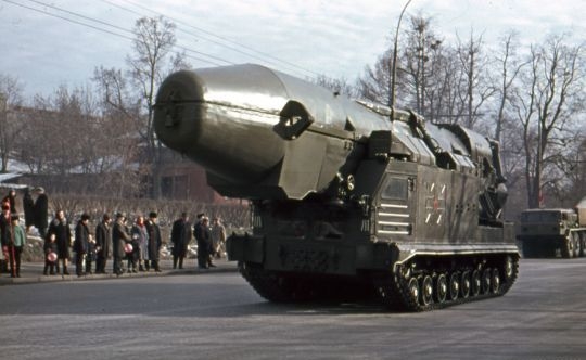 Фото:  Москва.Военная техника на параде 7 ноября 1966 года