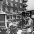 Первые  регулярные автобусы в Москве в 1924 году
