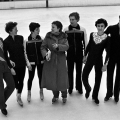 Тренер Елена Чайковская со своими учениками, 1978 год