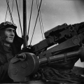 Пулемет ДШК на торпедном катере во время ВОВ