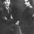 Марк Шагал  с женой Беллой, 1922 год