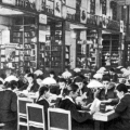Юношеский читальный зал Библиотеки СССР им. В.И. Ленина, 1938 год
