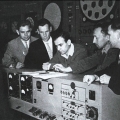 Группа ученых и инженеров на Обнинской АЭС. 1961 год