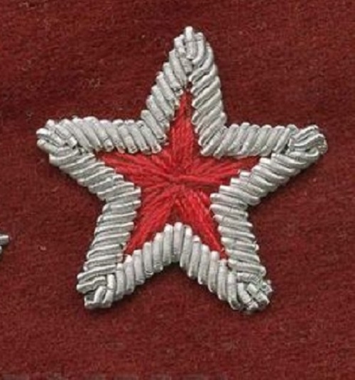 Фото: Нарукавные красные звезды НКВД, 1935 год