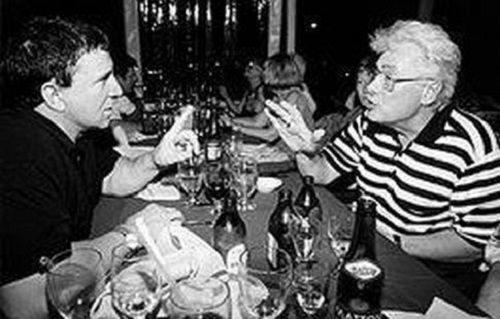 Фото: Советские целители Анатолий Кашпировский и Алан Чумак. Встреча в неформальной обстановке.