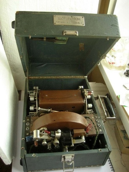 Фото: Шоринофон использовался в производстве первого советского звукового кино