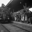 Встреча солдат с фронта. Москва. 1945 год